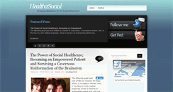 Desktop Screenshot of health2social.com