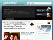 Tablet Screenshot of health2social.com
